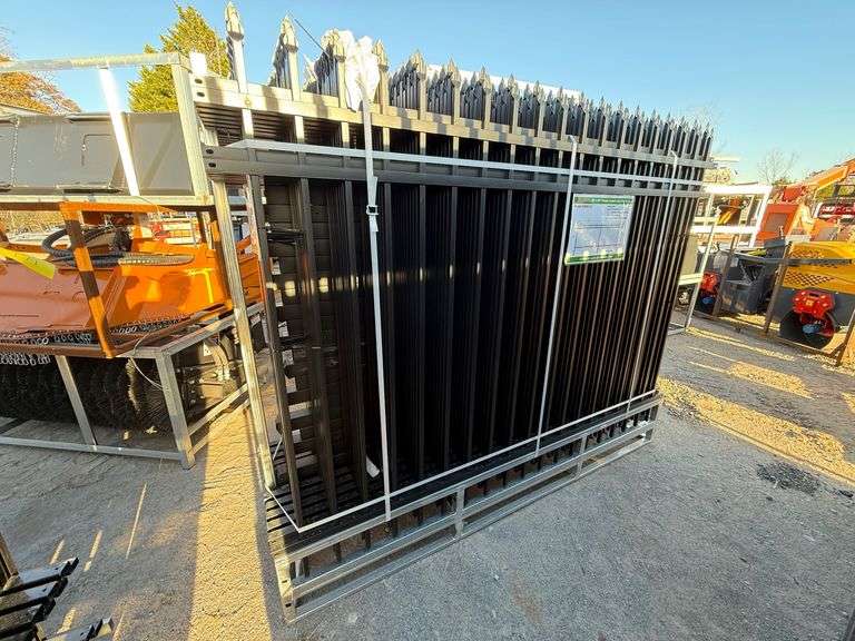 2025 All Metal Unused K0608-22 8ft x 6ft Powder Coated Site Fence image