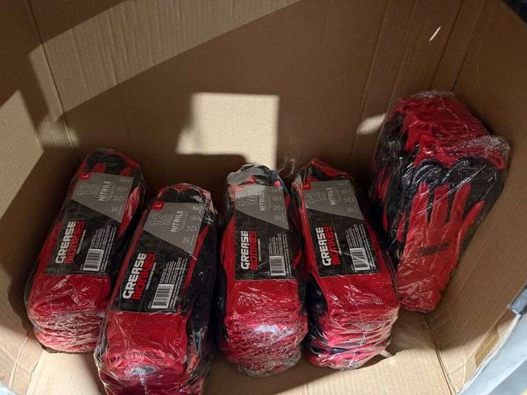5-Dozen New Grease Monkey Glove - Size: Large image