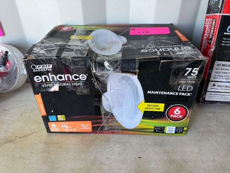 Fiet Electric 6-Pack Recessed Downlight with Trim image