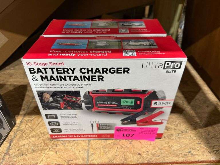 (2) Ultra Pro Battery Charger and Maintainer image
