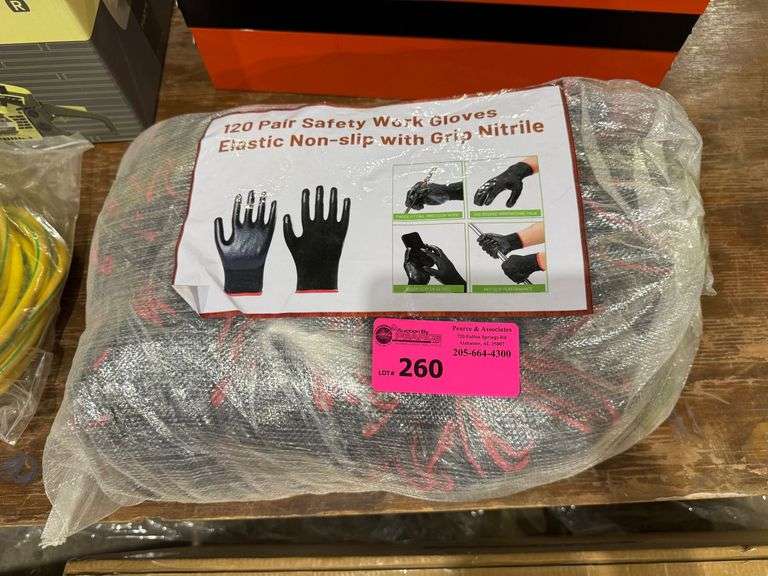 (120) Pairs - Safety Work Gloves image