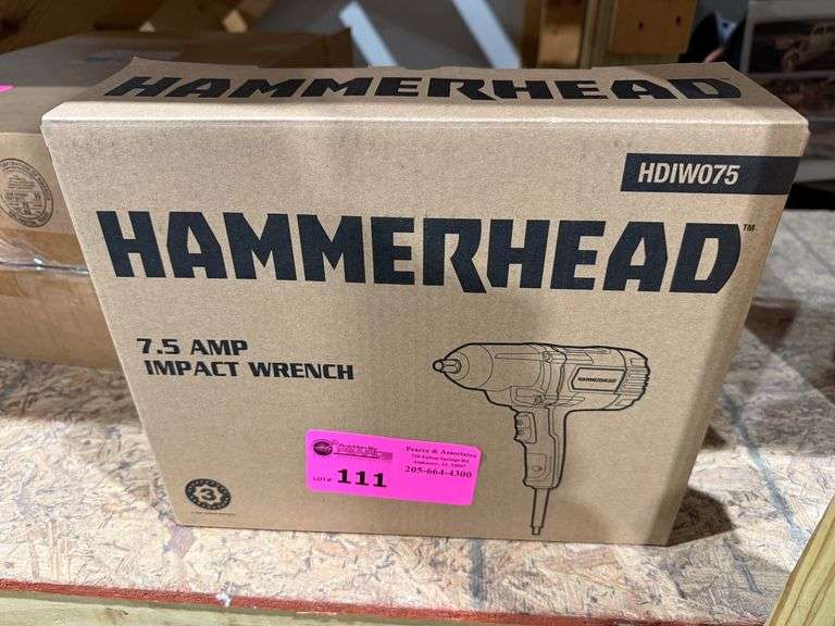 New Hammerhead Impact wrench 1/2in Drive - Corded image