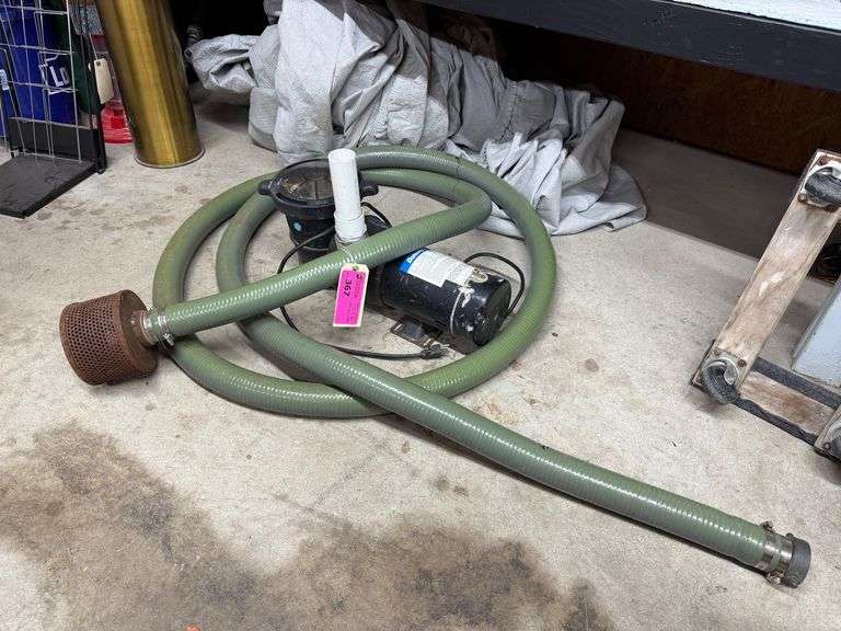 Doheny's Model 6579 Above-Ground Pool Pump with Water Transfer Hose image