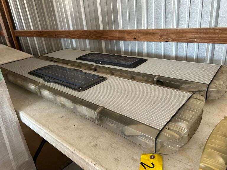 (2) Whelen LFL Liberty Series Police Light Bars - Model SP2BBBB image