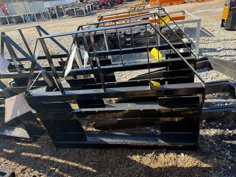 2025 CFG Industrial Mower King Unused SAII100 Skidsteer Pallet Forks image