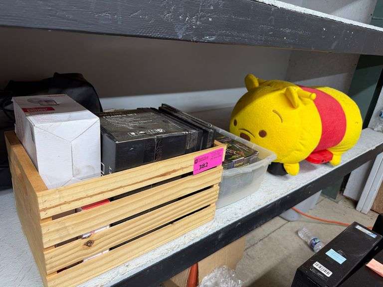 Picture Frames, Glow Sticks, Pooh Bear Riding Toy image