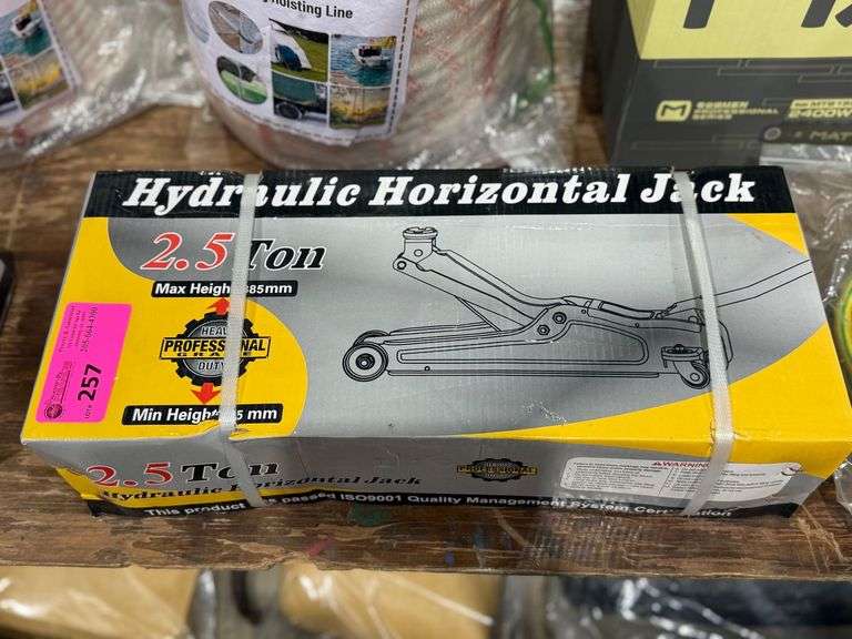 New 2.5 Ton Hydraulic Horizontal Jack image