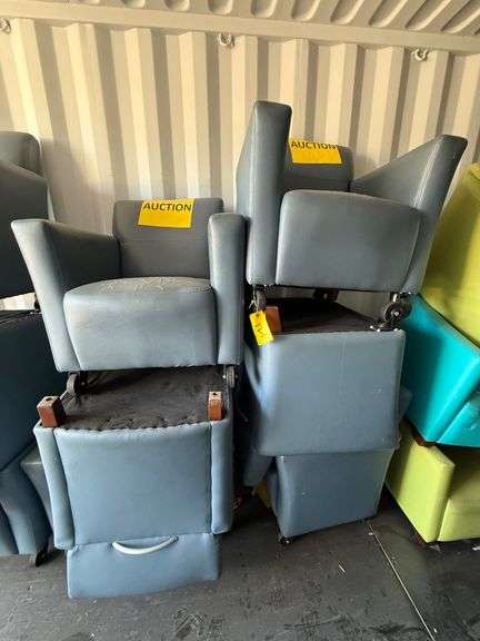 (6) Cushioned Waiting Room Chairs image