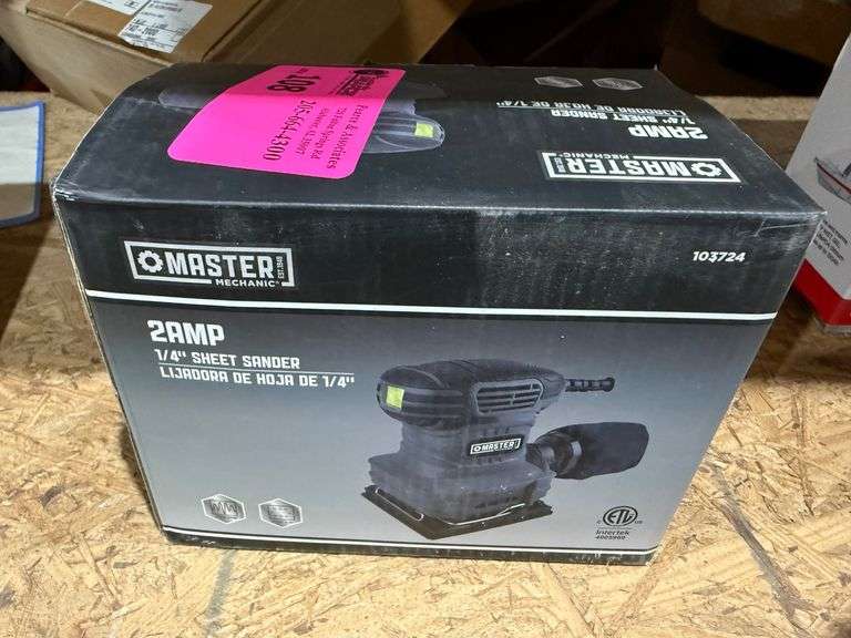 New Master Mechanic 1/4 Sheet Sander - Corded image