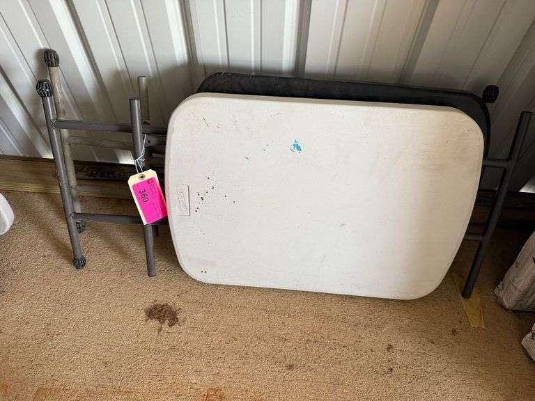 (2) Small Folding Tables image