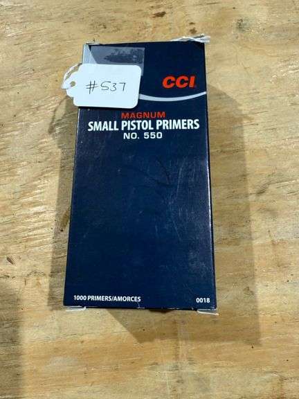 CCI Magnum Small Pistol Primers - Partial Box, Qty: Approx 700 image