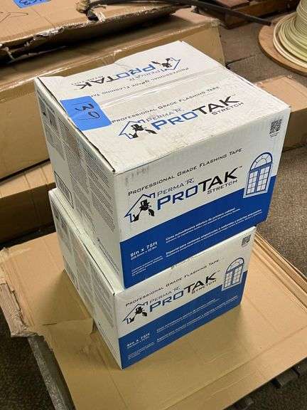 Lot - (2) Boxes of ProTak Stretch Flashing Tape - 9" x 75' image