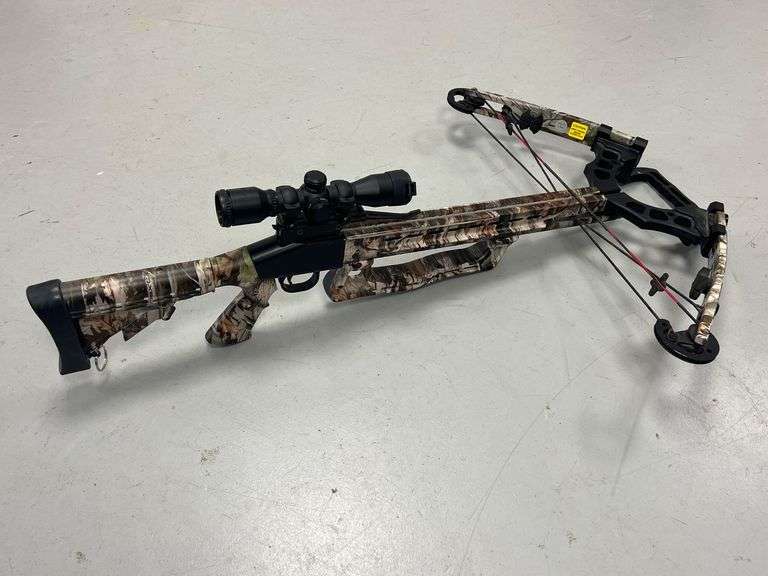 G. Hunt Custom Built Cyclone 175lb Crossbow with Red Dot Parker Scope image
