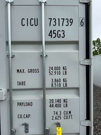 2024 "One Use" 40ft Steel Storage Container