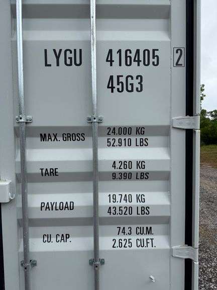 2025 "One Use" 40ft Steel Storage Container