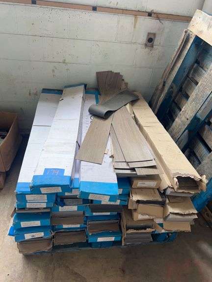 Lot - Assorted Glue Down Vinyl Flooring image