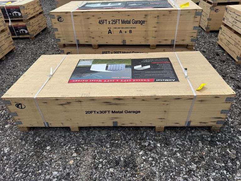 AllMetal Unused K2030 20ftx30ft Metal Garage
