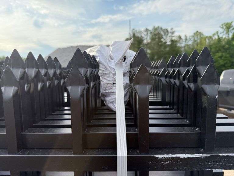 2025 KJ Unused K0608-22 Heavy Duty Powder Coated Steel Site Fence