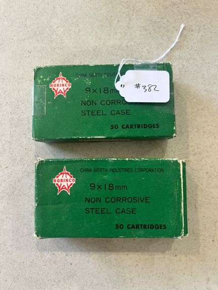 Norinco 9x18mm Ammo - 2 Boxes of 50 image