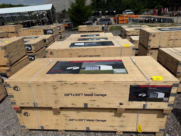 AllMetal Unused K2030 20ftx30ft Metal Garage
