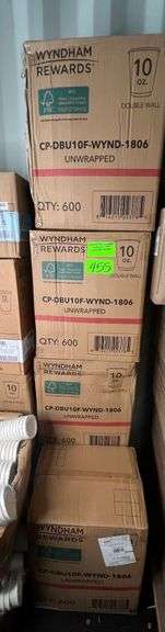 Large Lot - 10oz Unwrapped Double Wall Cups - Wyndham Rewards image
