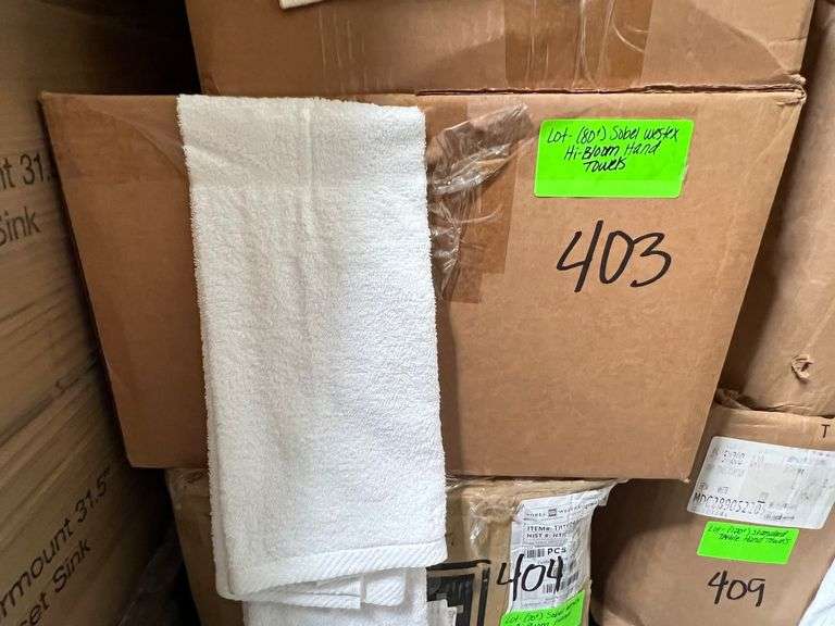 Lot - (80+) Sobel Westex Hi-Bloom Hand Towels image