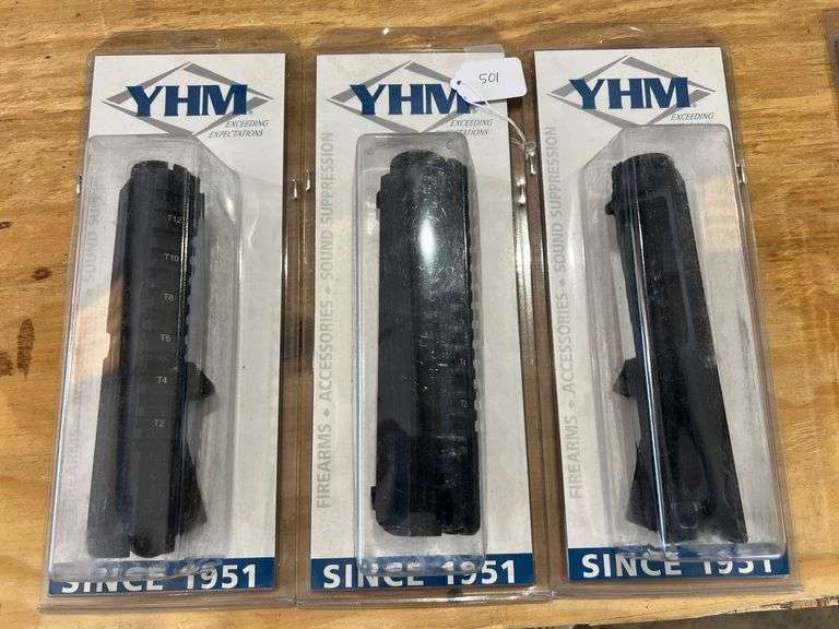(3) YHM Stripped Billet Upper Receiver image