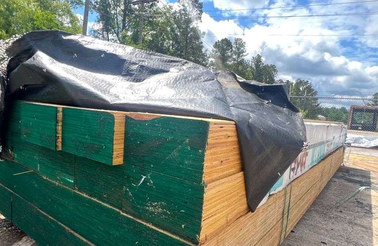 Lot - (10) PSL Untreated Lumber - 5" x 9-1/2" x 14' image