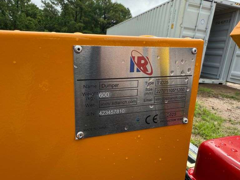2025 IR Sdlanch Unused IDR25 Track Crawler Dumper