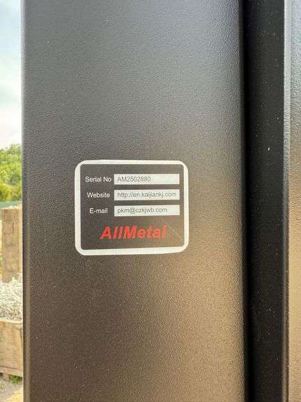 2025 AllMetal Unused K2007N Metal Farm Driveway Gates