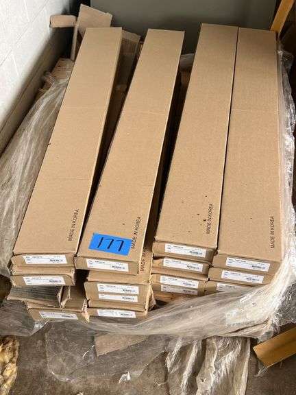 Lot - Vinyl Glue Down Plank Flooring - 6" x 47" image