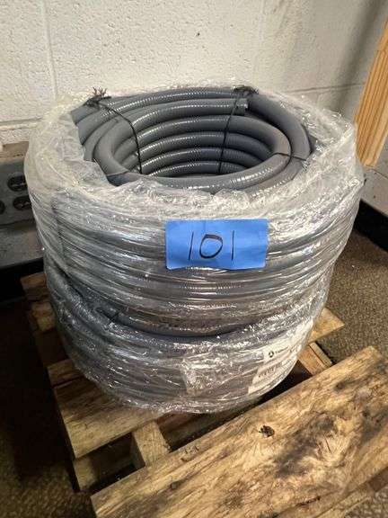 Lot - (2) Southwire Top-Flex 3/4" Conduit - 100' Rolls image