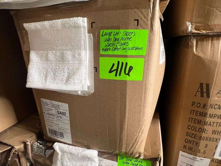 Large Lot - (300+) Wyn Dry Prime Wash Cloths image