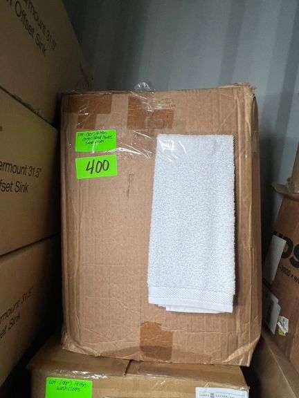 Lot - (80+) Hilton Cotton Hand Towels image