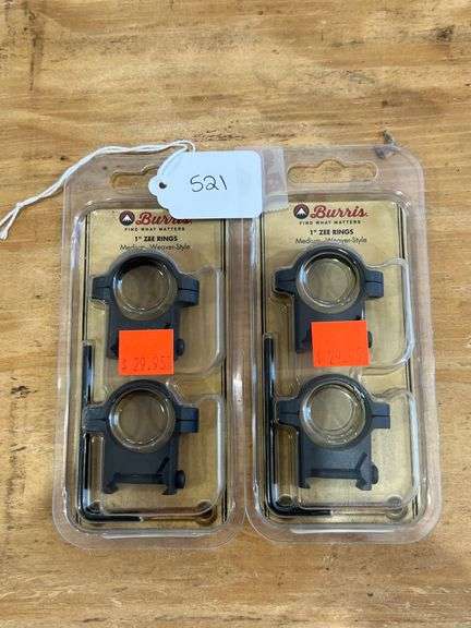 (2) Burris 1in Zee Rings image