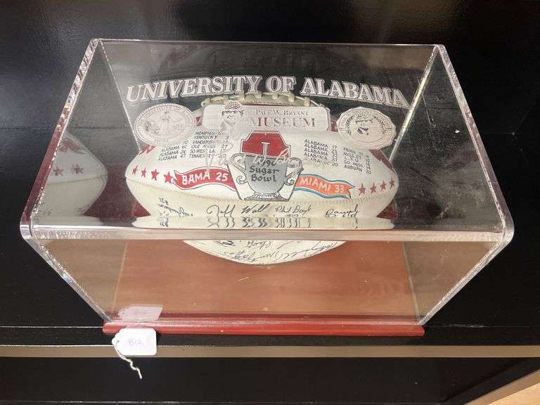 1989 Alabama Crimson Tide Team Autographed Football image