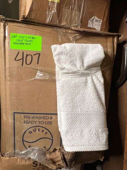 Lot - (110+) Hilton Hand Towels image
