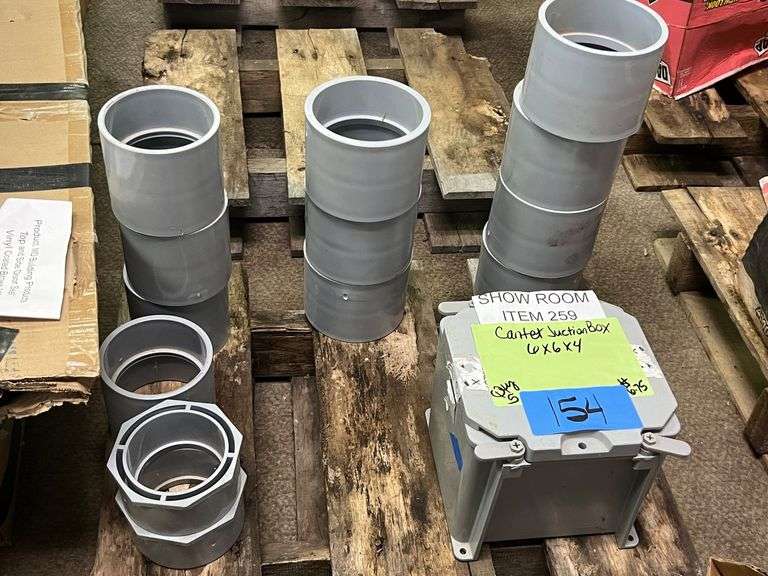 Lot - Canter Junction Box & PVC Pipes image