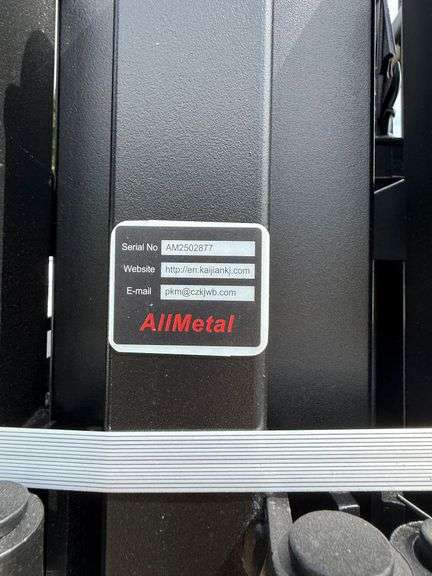 2025 AllMetal Unused K0720 Metal Farm Driveway Gates