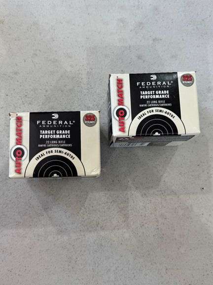 Federal .22LR Ammo - 2 Boxes of 325 image