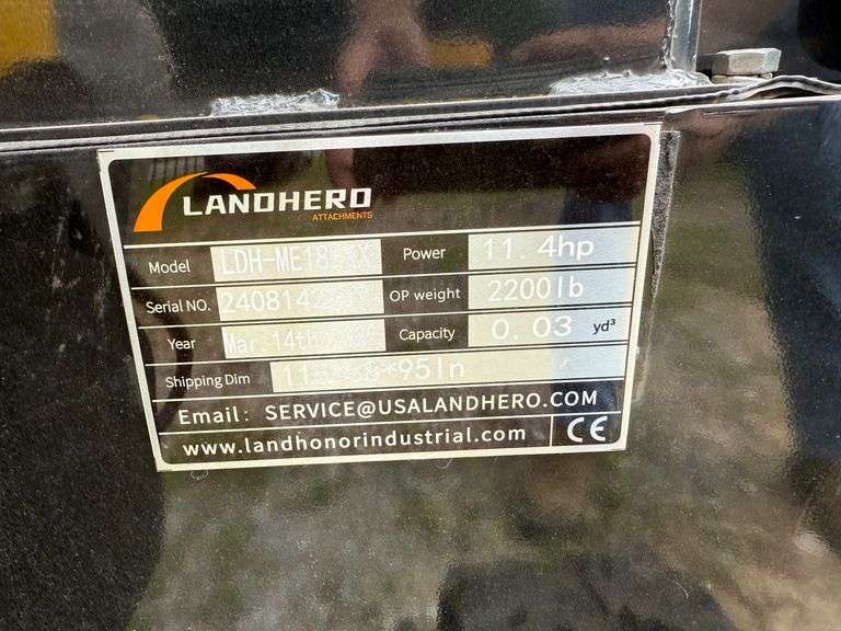 2025 Landhero Unused LDH-ME18-XX Mini-Excavator