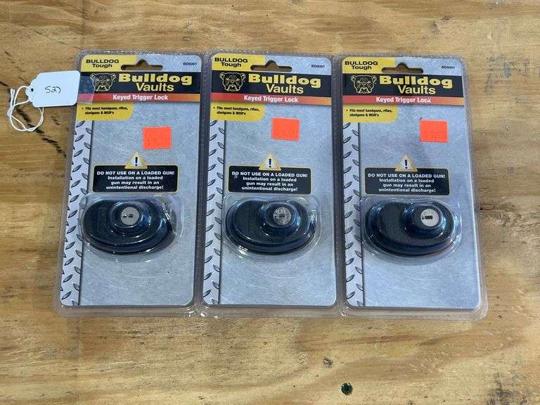 (3) Bulldog Vaults Keyed Trigger Lock image