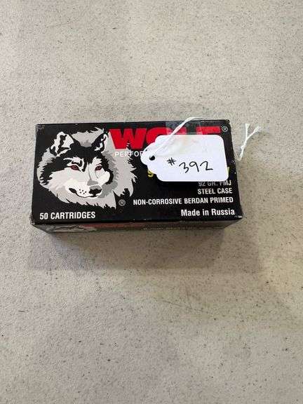 Wolf Performance 9MM Makarov Ammo - 1 Box of 50 image
