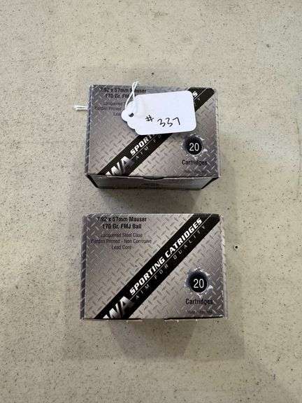 PWA 7.92x57 Mauser Ammo - 2 Boxes of 20 image