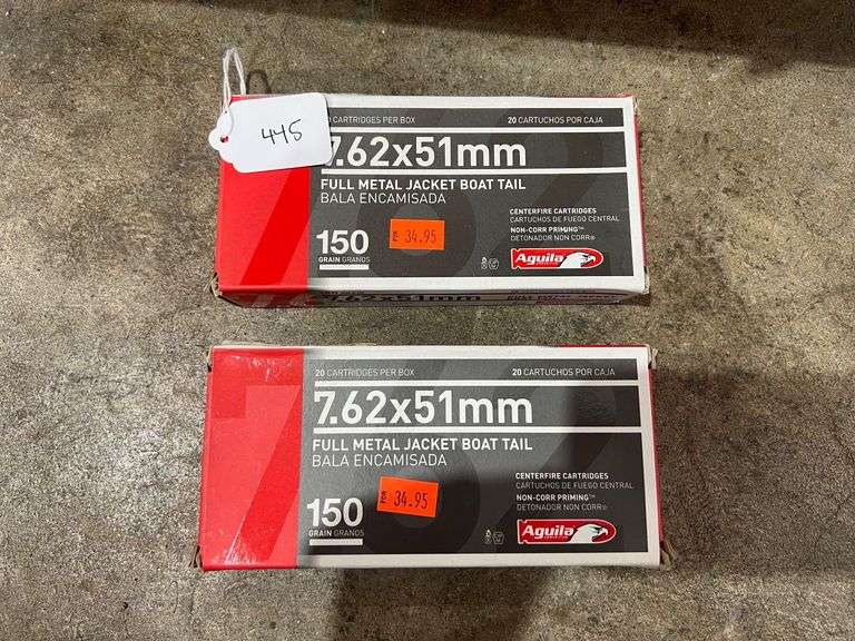 Aguila 7.62x51mm Ammo - 2 Boxes of 20 image