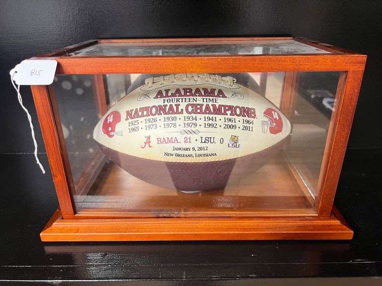 Alabama 14 Time National Champions Commemorative Football image