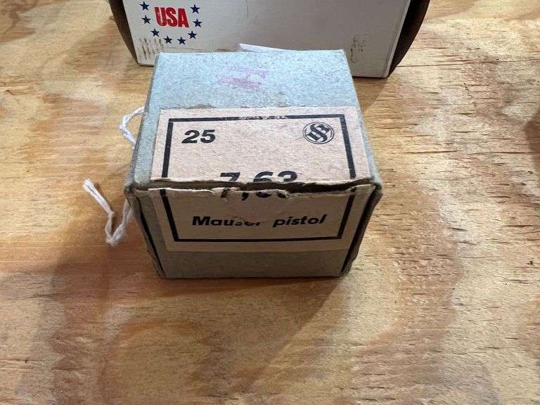 7.63 Mauser Ammo - 1 Box of 25 image