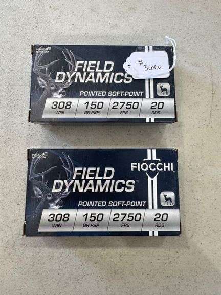 Field Dynamics 308 WIN Ammo - 2 Boxes of 20 image