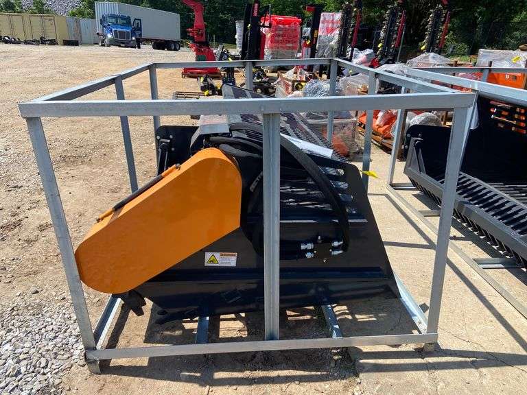 2024 Landhonor Unused RP-12-72W 72" Skid Steer Rock Picker