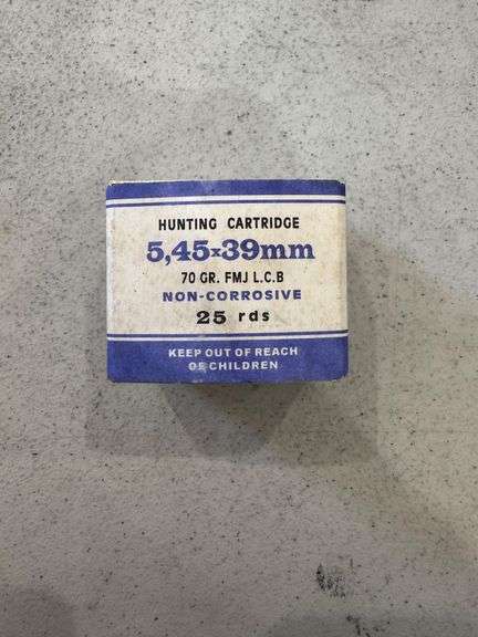 Hunting Cartridge 5.45x39mm Ammo - 1 Box of 25 image